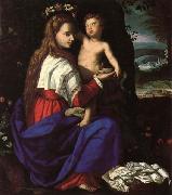 ALLORI Alessandro Madonna and Child oil painting artist